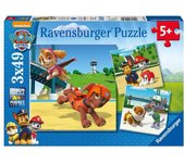 RAVENSBURGER PUZZLE 3X49 PATRULLA CANINA B PUZLLE 28x20x5 Cms.