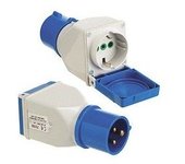 Wolfpack Adaptador Industrial Cetac Schuko Simple - Ideal para Industria