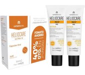 Heliocare 360° Spf 100+ Md Ak Fluid 50 ml Duplo + Regalo Heliocare Ultra D 30 Cápsulas Duplo
