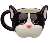 Taza de Cerámica 3D con Forma Puckator - Bulldog Perros Dog Squad TU