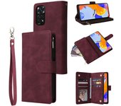 Wallet Zipper Leather Case For Xiaomi Redmi 10 10A 10C 9 9A 9C 9T 8 8A 7A Note 12S 12 Pro 11S 11 Pro 10S 10 Pro 9 Pro 8 Pro 7