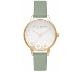Olivia Burton Reloj Mujer Analogico Cuarzo con Correa de Piel sint�tica OB16CH17