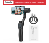 QAML-Soporte de mano para teléfono móvil, de 3 ejes cardán, estabilizador de grabación de vídeo antivibración para Xiaomi, iPhone y Smartphone, F8