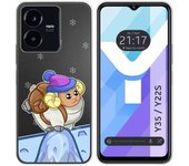 Funda Silicona Transparente para Vivo Y35 / Y22s diseño Cabra Dibujos