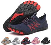 Zapatos de agua para hombre, calzado de senderismo, zapatos descalzos para mujer, puntera ancha, zapatos para caminar y antideslizantes, transpirables, atléticos para la playa al aire libre