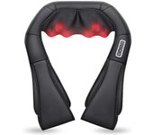 Shiatsu Neck and Shoulder Massager Heated Back Massager U Shape Deep Kneading Electric Massage Pillow For Neck Waist Leg Body