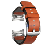 Leather Band for Samsuang Galaxy Watch 6 5 4 40 44mm No Gaps Quick fit Magnetic Buckle Strap for Galaxy Watch6 4 classic 43 47mm