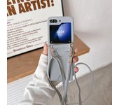 Crossbody Wallet with Card Holder Phone Case for Samsung Galaxy Z Flip 6 5 4 3 Flip6 Flip5 Flip4 Flip3 Leather Protective Cover