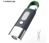 Mini Convenient High Power LED Flashlight Camping Flashlight, 3LEDAnd Side Lights TelescopicZoom Waterproof Light, Lampshade