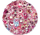10/30/50pcs Disney Toy Story Cute Lotso Huggin Bear Cartoon Stickers Scrapbook Phone Laptop Waterproof Sticker for Girl Kids Toy