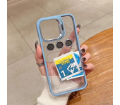 Luxury Transparent case iPhone 11 12 13 14 15 Pro Max Lens protective case Metal ring case shock-proof transparent back cover