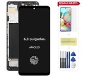 6.5'' For AMOLED For Samsung A51 SM-A515FN/DS A515 LCD Display Touch Screen Digitizer With Frame For Samsung A51 lcd