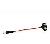 CABLEPELADO Cable Adaptador de bateria Arduino DC 9V | Cable de alimentación a presión de batería de 9V | Conector Tipo T | Conector DC 5,5x2,1mm | Apto para Arduino Uno R3 | 15 cm