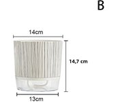 Transparent Self-watering Plants Pot With Water Container Flower Pot Green Plants Succulent Planter For Garden Home Bonsai Decor