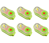 10-1pcs LED Life Jacket Light Energy-Efficient Safety Personal Locator Light Life Vest Signal Light for Swimming Sea Fishing