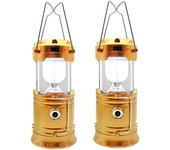 Lámpara Camping LED Recargable Solar Portátil Impermeable, 2/1 Unids, interior Pilas, interior Pilas, Cargador solar para moves
