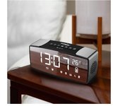 Despertador Digital Greenblue 62917 Negro Gris | Reproductor Portátil Radio CD