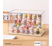 3 Ladder Acrylic Display Case for Collectibles Action Figures Storage Toy Organizer Desktop Dustproof Showcase for Pop mart