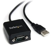 StarTech.com - Cable Adaptador 2,5m USB a 1 Puerto Serie Serial RS232 DB9 FTDI Aislamiento Óptico ICUSB2321FIS