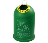 Cubo de Basura para Reciclaje de Vidrio Original, Medidas: 29x29x45cm
