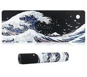 Alfombras de Ratón para Juegos extragrande para teclado de orden, alfabrilla de Ratón para escretorio, lisa y base de goma antideslizante surface, alfombras de Ratón XXL de Tela elegante de 800x300x3mm