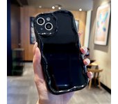 Wavy Phone Case For Xiaomi Redmi Note 12S 11 10 9 8 12 Pro Case Mi 13T Pro Poco X5 X3 Pro C55 Redmi 10 12C 10C Solid Color Cover