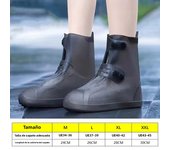 Rain Shoe Cover EU 34-45 Waterproof Anti Slip Shoe Cover Rain Boots Outdoor Sports Shoes Accessories Durable Rubber Shoe Covers