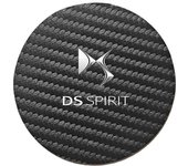 2 PCS Carbon Fiber PU Leather Water Cup Holder Pads For Citroen DS SPIRIT DS DS3 DS4 DS5 DS6 DS7 DS9 Auto Interior Accessories