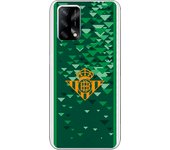 Funda original compatible con Oppo A74 4G - Real Betis Balompié Escudo amarillo