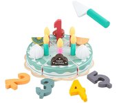 Juego de comida de Madera para pastel de juegos, juego de simulación para Fiestas de Te Para Niños