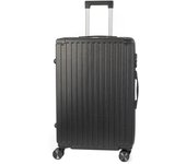 DAM Maleta mediana trolley rígida ultraligera, de ABS de alta resistencia con esquinas reforzadas. Cerradura numérica y 4 ruedas dobles extraíbles y giratorias 360°.   42x25x67Cm