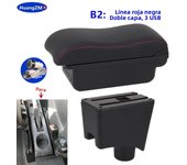 Car Armrest box For Dacia Renault Sandero Logan 2 Armrest For Nissan Almera G15 For Lada LARGUS Storage box Car Accessories