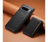 EUCAGR 2 In 1 Luxury Business Magnetic m=Magsafe Leather Phone Case For Google Pixel 9 8 7 6 Pro Holder Cover For Pixel 8A 7A 6A