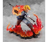 Figura megahouse one piece sabo fire fist inheritance p.o.p. edicion limitada