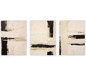 Set de 3 cuadros calidad premium con marco de madera - 30x40 cm o 50x70 cm - POSTER LAB