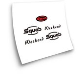 Kit de Pegatinas compatibles con moto Scooter Peugeot Squab Weekend