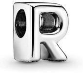 Charm de plata de ley 925 con letra de PANDORA，Incluye Caja Original