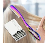 1 Thinning Razor 10 Blades Magnet Barber Thin Razor Safety Hairdressing Razor Salon Hair Cut Knife Safe Shaving Straight Shear