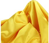 Almacenes Casa Angel TELA DE RASO TRADICIONAL SATINADO COLOR AMARILLO HUEVO, ANCHO 150cm