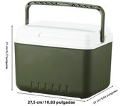 Portable 5/6L Camping Cooler Box Outdoor Cooler Fridge Keeping Fresh Car Cold Icebox Beer Juice Drink Cooling Bucket Equipment