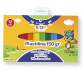 PLASTILINA 12 COLORES BARRITAS 12,5 GRS UD BISMARK 327751