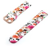 20mm 22mm Silicone Strap For Samsung Galaxy Watch Gear S3 Active 2 Graffiti Style Strap For HuaMi Amazfit Huawei Watch Band