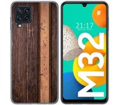 Funda Silicona para Samsung Galaxy M32 diseño Madera 05 Dibujos