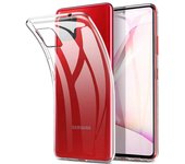 Tumundosmartphone Funda Gel Tpu Fina Ultra-Thin 0,5mm Transparente para Samsung Galaxy Note 10 Lite