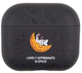 Astronaut Space Moon Soft Earphone Case for Airpods 4 2024 3 2 1 Pro 2 Headphone Cover for Air Pods Pro2 3rd Generation Custodia