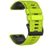 Correa de Silicona para Garmin Fenix 8 - 47mm / Fenix 7 / Fenix 6 / Forerunner 935 / Approach S60, Banda Piramid Conectores Quickfit 22mm
