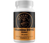 Vitamina D3 K2 120 Perlas Mederi