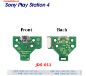 JDS-011 CONECTOR CARGA MANDO PLAY STATION 4 PLACA CORRIENTE MICRO USB PS4 + FLEX 12 pines