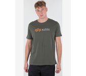 ALPHA CAMISETA LABEL DARK OLIVE