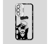 Anime Narutos Kakashi For Samsung Galaxy S23 S22 S21 S20 Pro FE Ultra A23 A52 A53 A71 Angel Eyes Transparent Phone Case